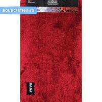 Коврик в ванную бордовый " СУПЕРЛЮКС" прямоугольный одинарный 500 х 800 мм